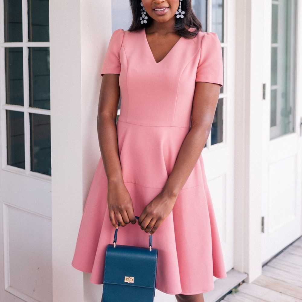 Gal Meets Glam Kate Dusty Rose Dress